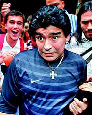 Dinho podr&iacute;a verse con el Diego hoy o ma&ntilde;ana....